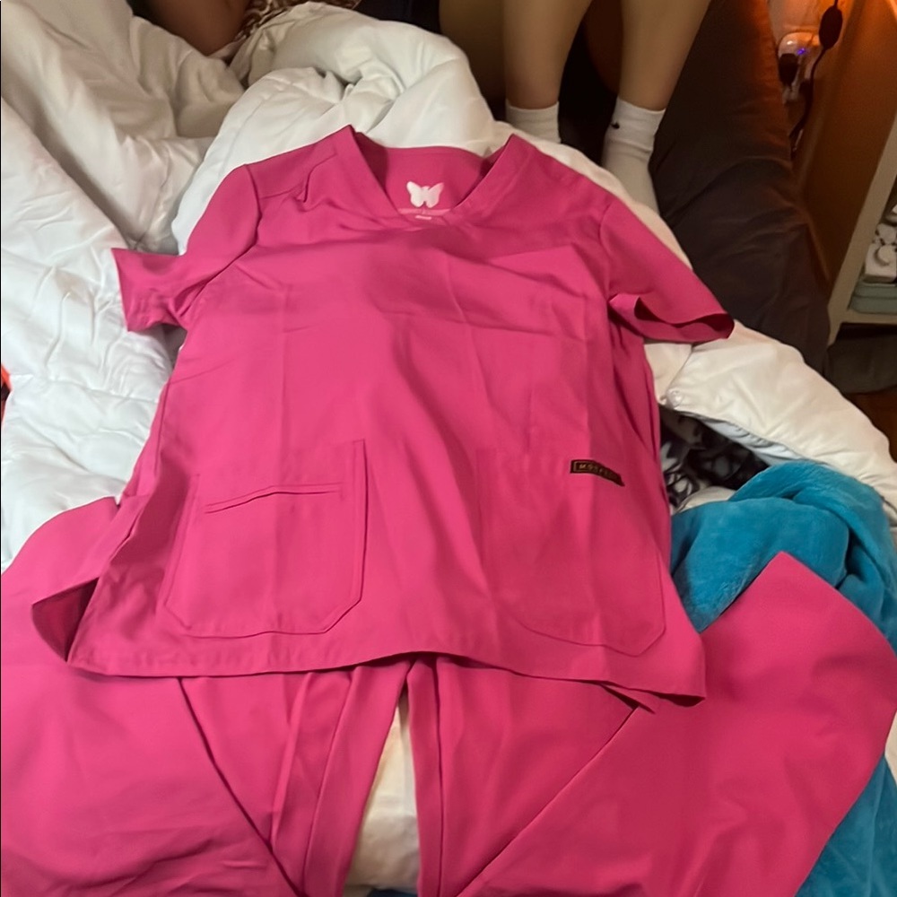 Pink Scrub Set
